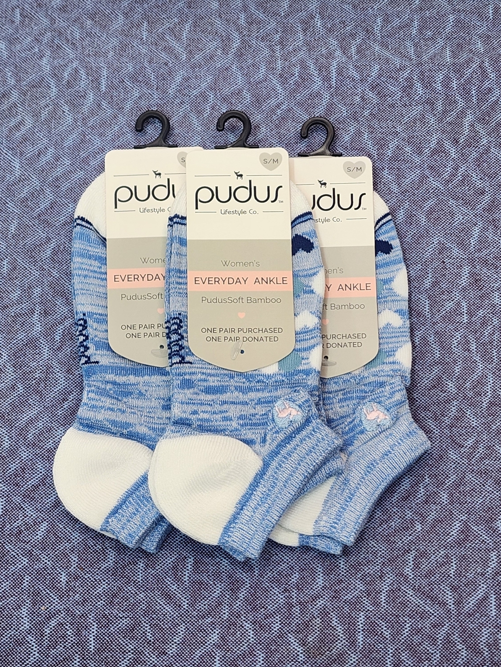 Women's Ankle Sock • 3 Pair Lot
